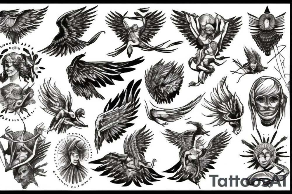 Icarus tattoo idea
