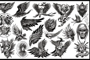 Icarus tattoo idea