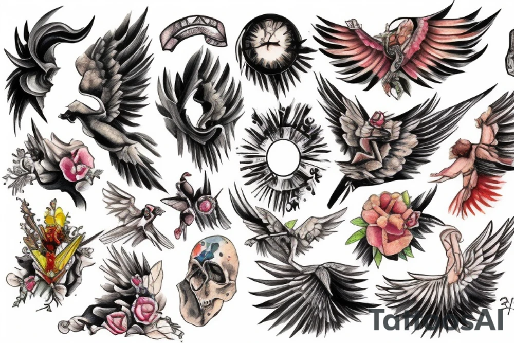 Icarus tattoo idea
