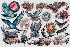 Icarus tattoo idea