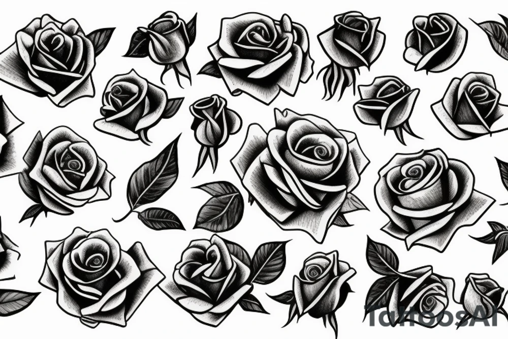 Roses tattoo idea