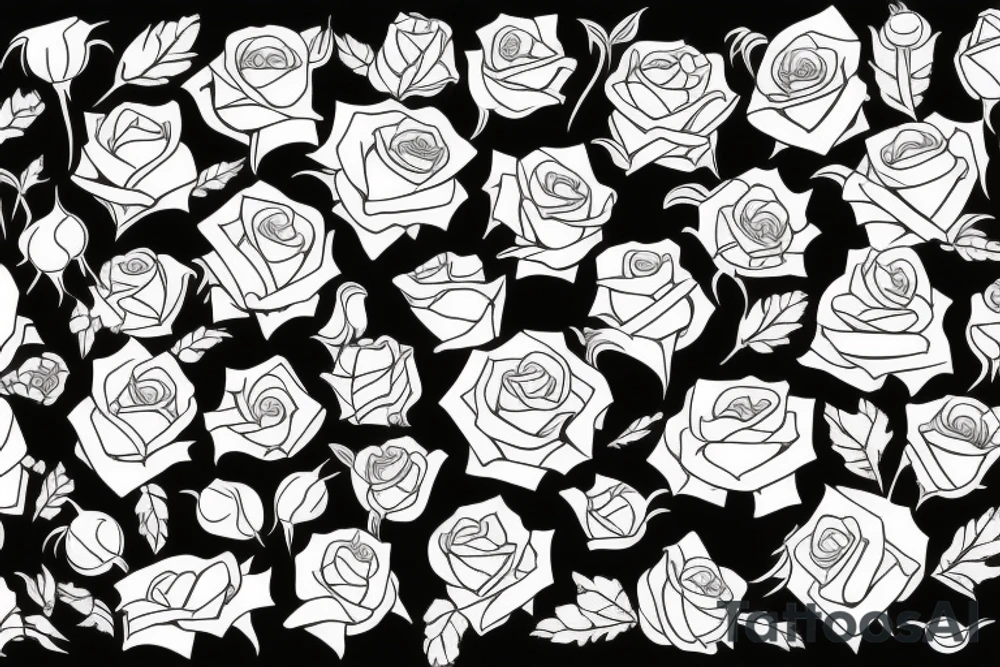 Roses tattoo idea