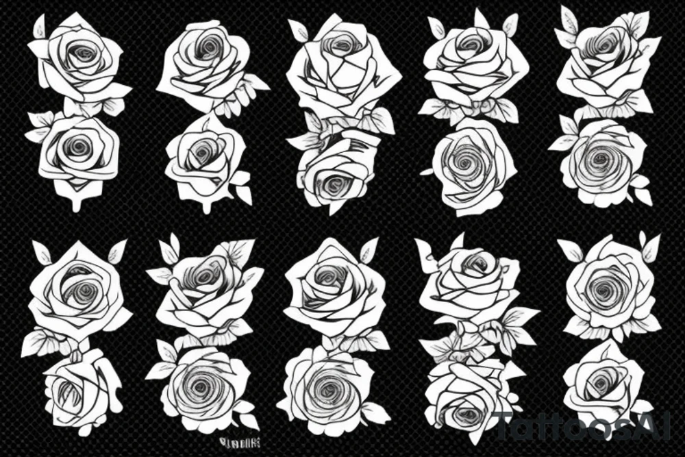 Roses tattoo idea