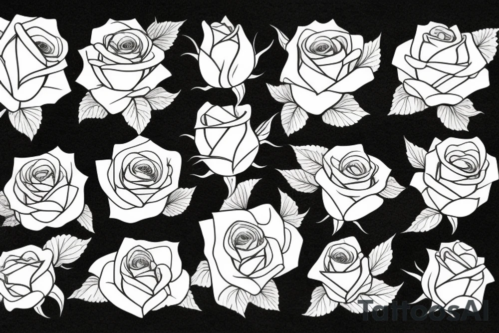 Roses tattoo idea