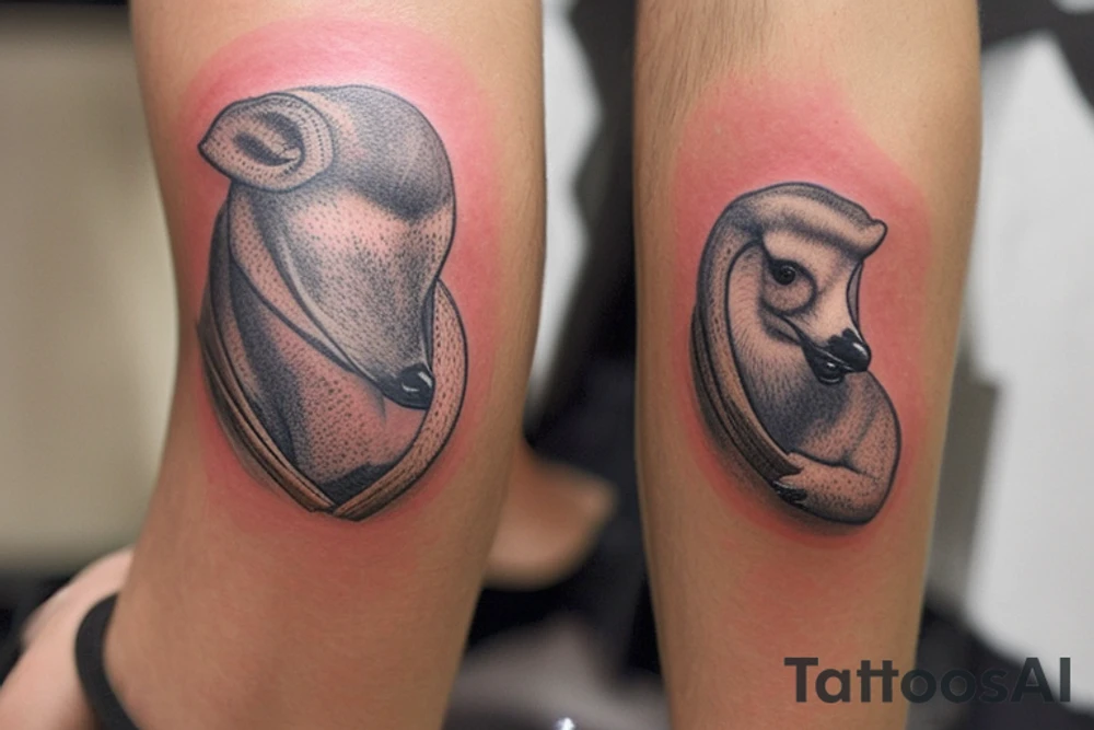Tatuagem Geométrica de um Pastor de Ovelhas

Esta tatuagem é um design geométrico simples e elegante de um pastor de ovelhas andando em direção ao oeste. O pastor é alto e magro, com longos cabelos e barba. Ele está usando uma túnica longa e um cajado na mão esquerda. As ovelhas são desenhadas em linhas finas e elegantes, e o fundo da tatuagem é vazio.

Esta tatuagem seria uma escolha perfeita para alguém que quer uma tatuagem significativa e única. O pastor representa liderança, proteção e orientação, e as ovelhas representam o rebanho. Esta tatuagem pode ser um lembrete de que estamos sempre sendo guiados e protegidos por aqueles que nos amam.

A tatuagem também seria uma ótima escolha para alguém que quer uma tatuagem com um estilo único. O design geométrico é moderno e elegante, e ficaria ótimo em qualquer parte do corpo.

Especificações da tatuagem:

Estilo: Geométrico
Cor: Linhas pretas
Fundo: Vazio
Descrição: Um homem alto e magro, andando em direção ao oeste, segurando um cajado na mão esquerda, como se fosse um pastor de ovelhas. tattoo idea