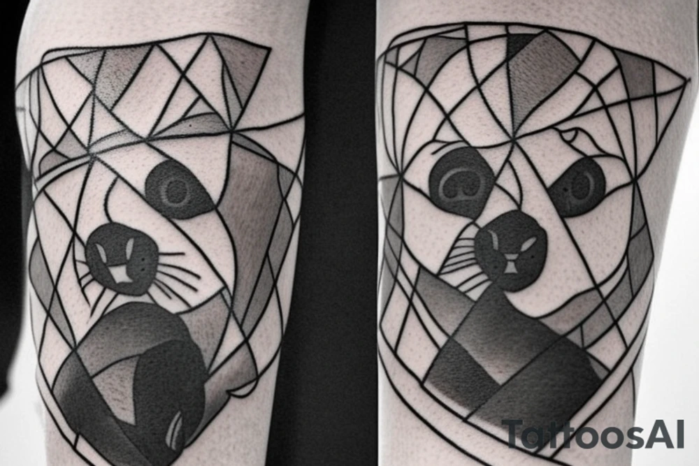 Geometric Shepherd Tattoo with 3 Black Panthers

This tattoo is a simple and elegant geometric design of a shepherd walking west, holding a staff in his left hand. The shepherd is tall and thin, with long hair and a beard. He is wearing a long robe and a staff in his left hand. Three black panthers follow him. The panthers are drawn in thin and elegant lines, and the background of the tattoo is blank.

This tattoo would be a perfect choice for someone who wants a meaningful and unique tattoo. The shepherd represents leadership, protection, and guidance, and the panthers represent strength, power, and mystery. This tattoo can be a reminder that we are always being guided and protected by those who love us, and that we have the power to overcome any obstacle.

The tattoo would also be a great choice for someone who wants a tattoo with a unique style. The geometric design is modern and elegant, and it would look great on any part of the body.

Tattoo Specifications:

Style: Geometric
Color: Black lines
Background: Blank
Description: A tall and thin man, walking west, holding a staff in his left hand, followed by three black panthers. tattoo idea