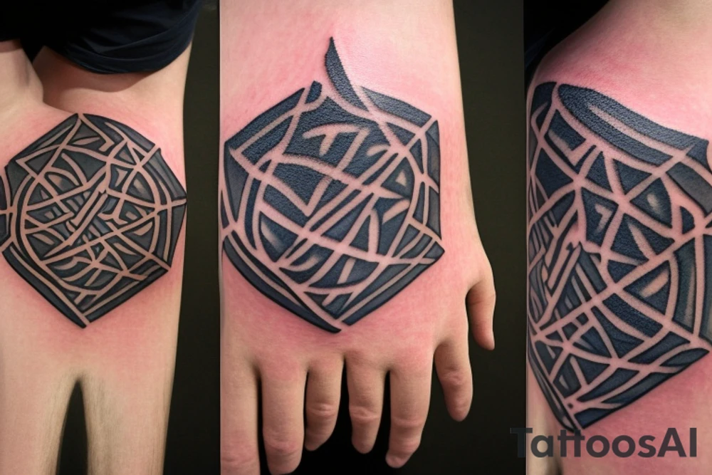 Geometric Shepherd Tattoo with 3 Black Panthers

This tattoo is a simple and elegant geometric design of a shepherd walking west, holding a staff in his left hand. The shepherd is tall and thin, with long hair and a beard. He is wearing a long robe and a staff in his left hand. Three black panthers follow him. The panthers are drawn in thin and elegant lines, and the background of the tattoo is blank.

This tattoo would be a perfect choice for someone who wants a meaningful and unique tattoo. The shepherd represents leadership, protection, and guidance, and the panthers represent strength, power, and mystery. This tattoo can be a reminder that we are always being guided and protected by those who love us, and that we have the power to overcome any obstacle.

The tattoo would also be a great choice for someone who wants a tattoo with a unique style. The geometric design is modern and elegant, and it would look great on any part of the body.

Tattoo Specifications:

Style: Geometric
Color: Black lines
Background: Blank
Description: A tall and thin man, walking west, holding a staff in his left hand, followed by three black panthers. tattoo idea