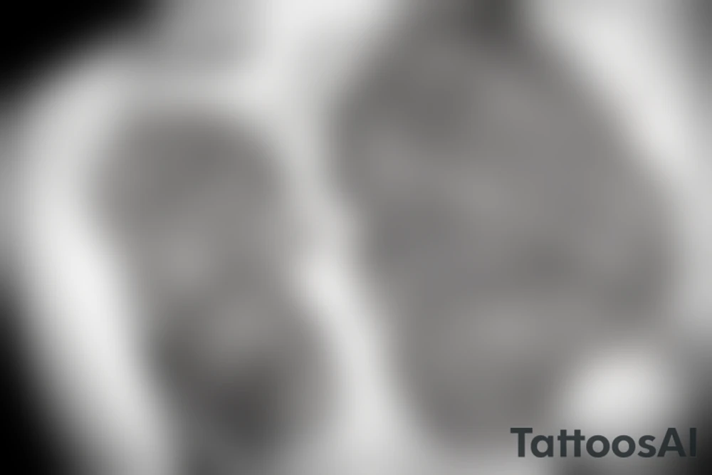 a rain cloud with rain tattoo idea