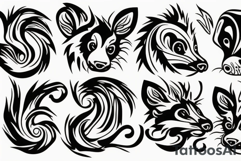 skunk tattoo idea