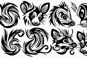 skunk tattoo idea