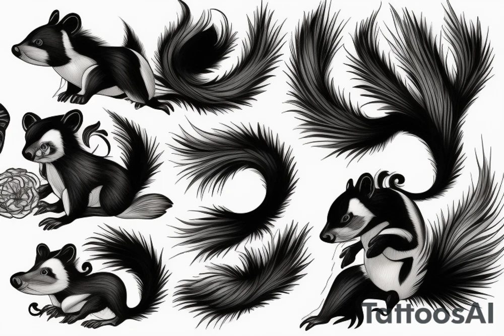 skunk tattoo idea