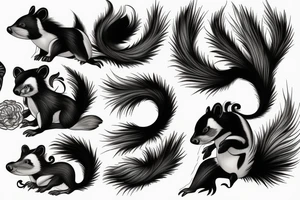 skunk tattoo idea