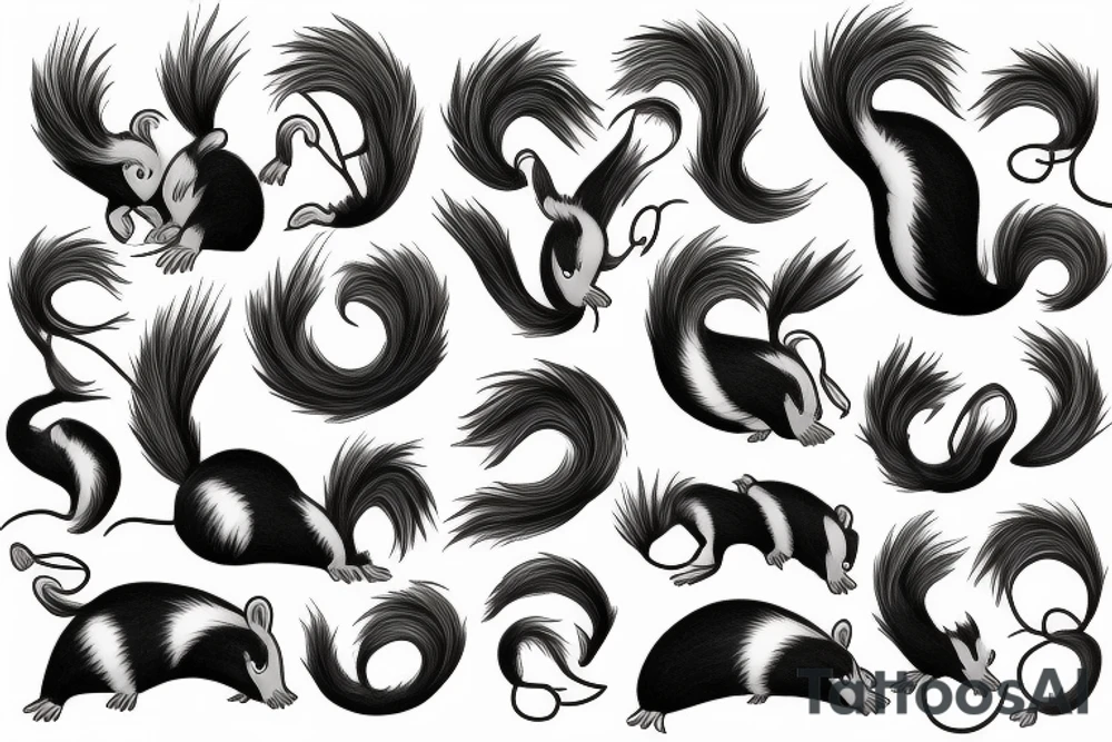 skunk tattoo idea