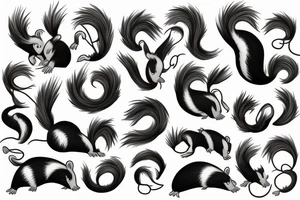 skunk tattoo idea