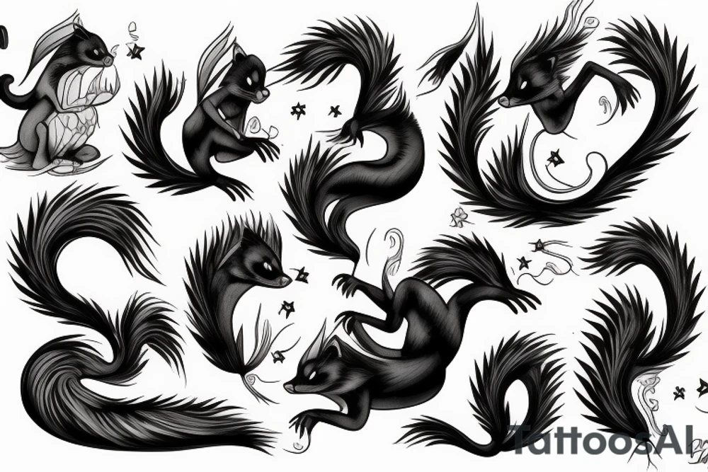 skunk tattoo idea