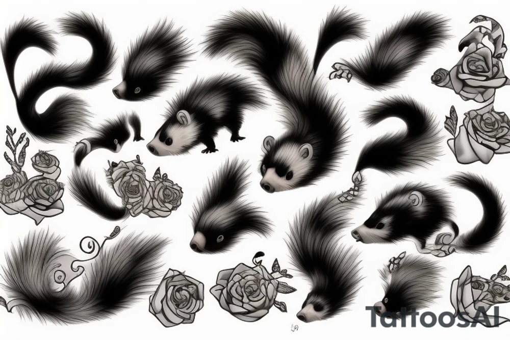 skunk tattoo idea