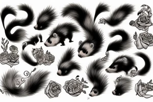 skunk tattoo idea