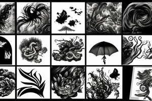 thunderstorm tattoo idea