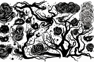 thunderstorm tattoo idea