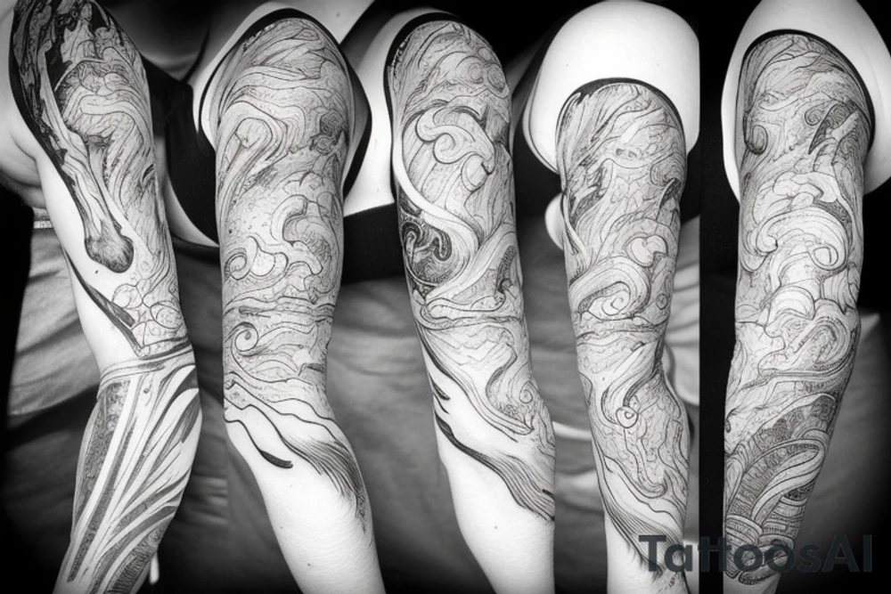 thunderstorm tattoo idea