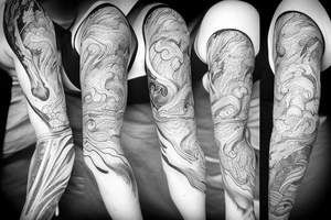 thunderstorm tattoo idea