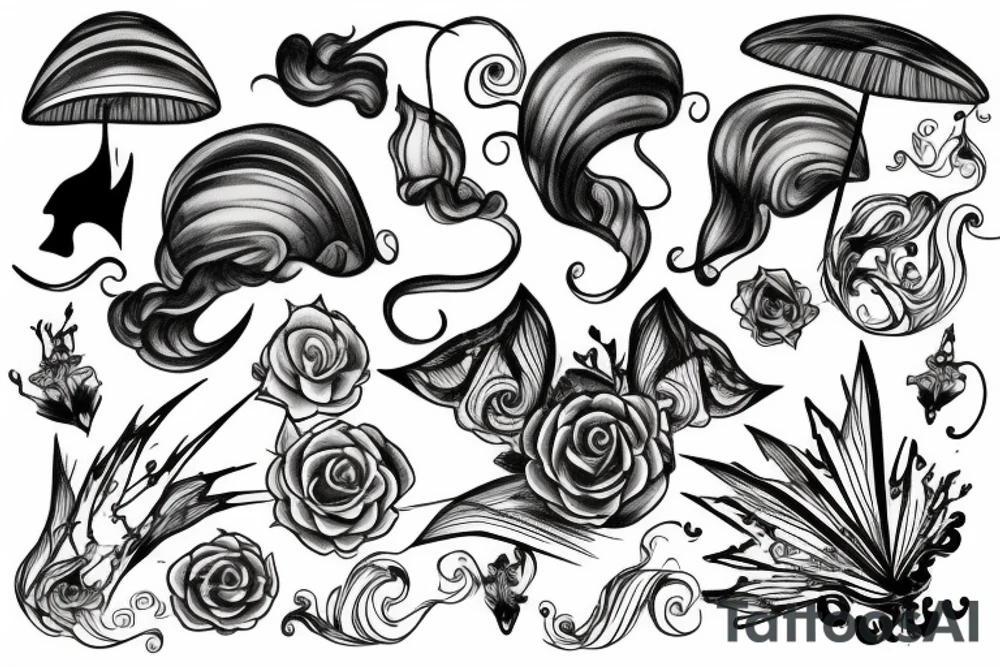 thunderstorm tattoo idea