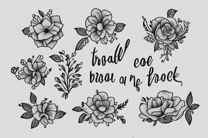 small, elegant and subtle tattoo to be a personal reminder to took and get back to grounding. Breathe in the thin and thick tattoo idea