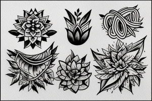 a tiny tattoo using the elements 'breathe' 'life' 'thin' and 'thick' tattoo idea