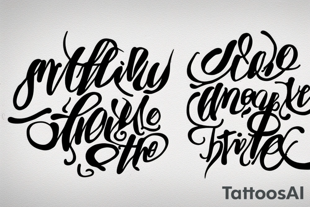 a small tiny tattoo lettering breathe tattoo idea