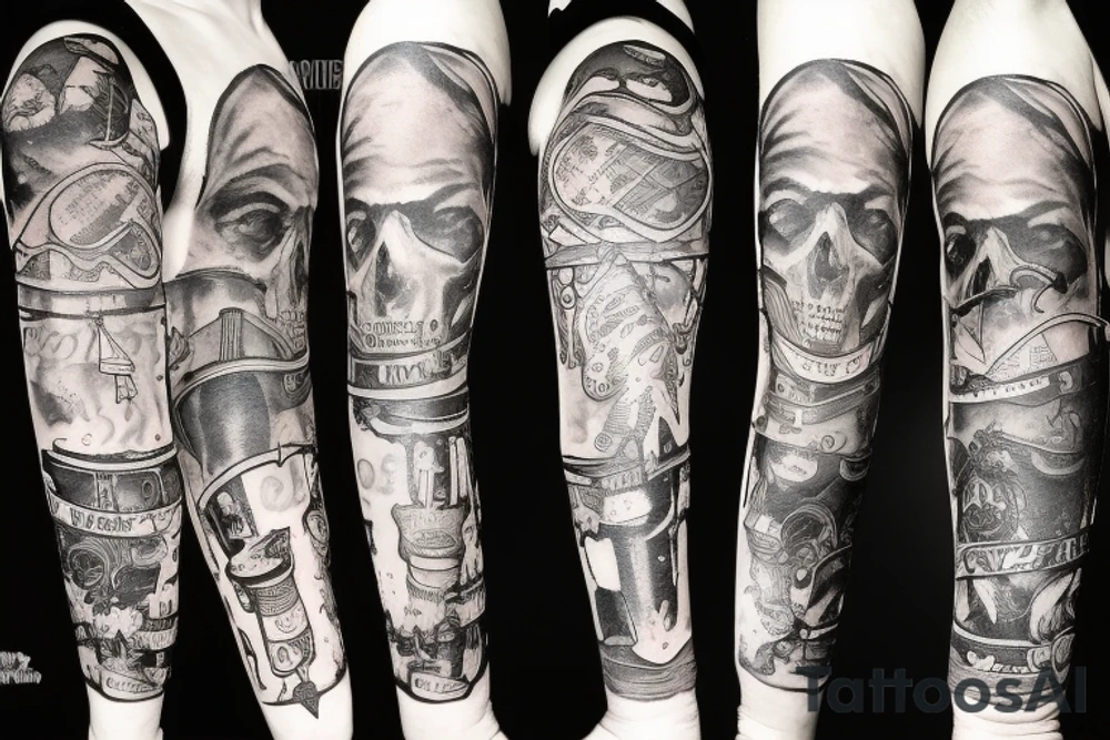 Pirate brews beer tattoo idea