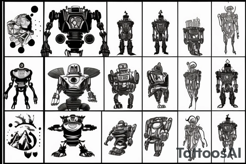 Iron giant tattoo idea