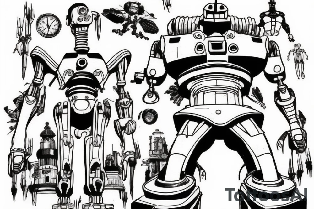 Iron giant tattoo idea