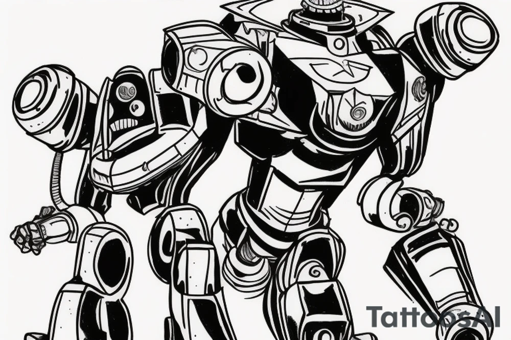 Iron giant tattoo idea