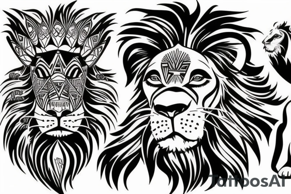 Lion King movie tattoo idea