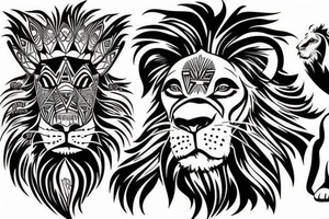 Lion King movie tattoo idea