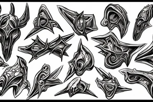 Mountain inside of a cross tattoo idea