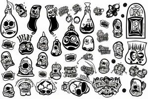 bob esponja tattoo idea