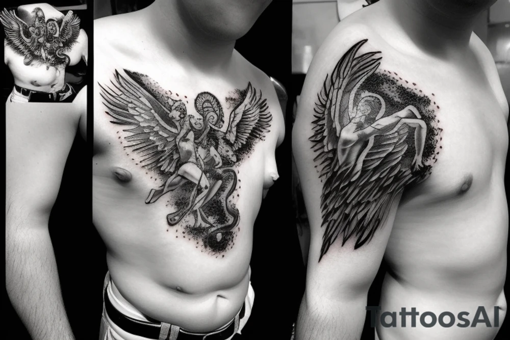 Unique Zeus god of the sky tattoo tattoo idea