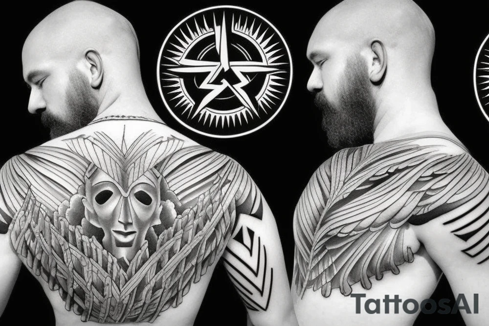 Unique Zeus god of the sky tattoo tattoo idea