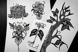 ivy root chamer tattoo idea