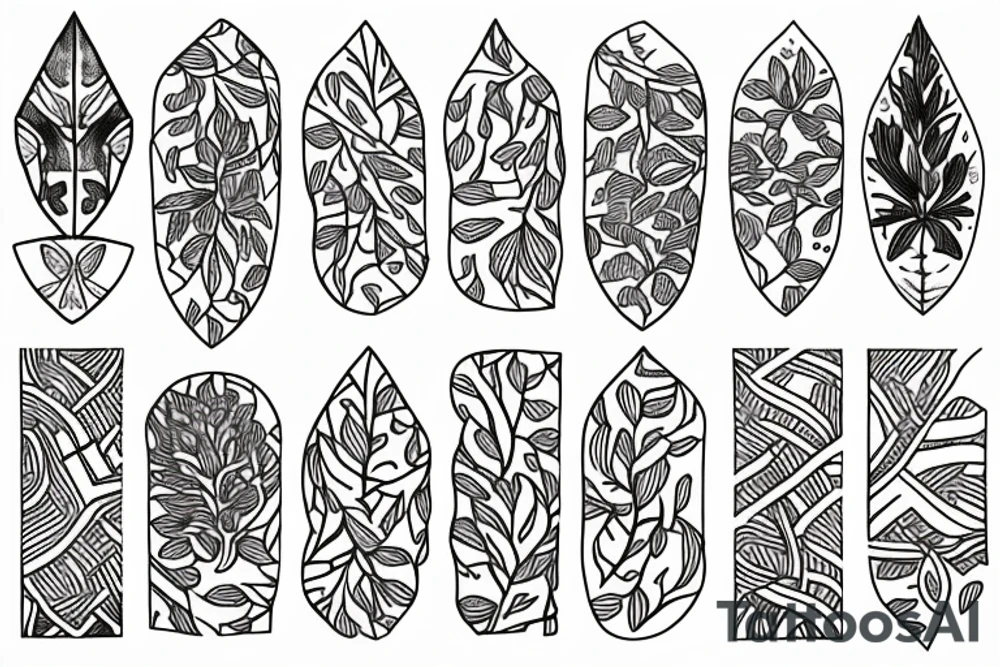 ivy root small tattoo idea