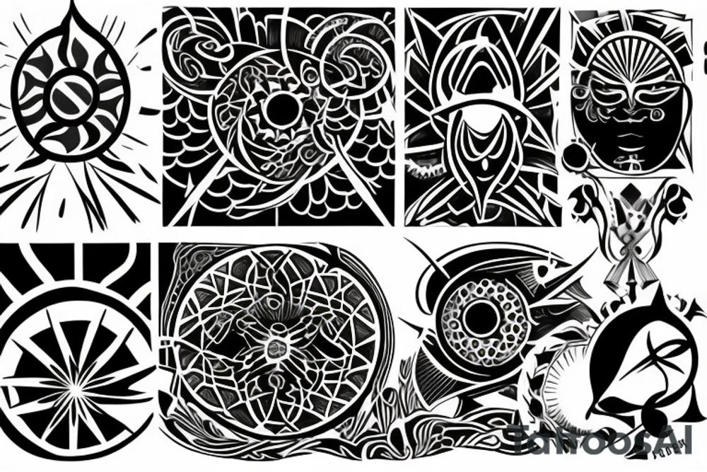 sun chamber tattoo idea