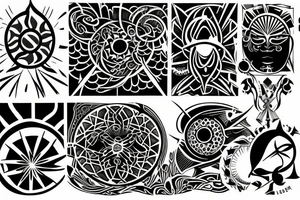 sun chamber tattoo idea