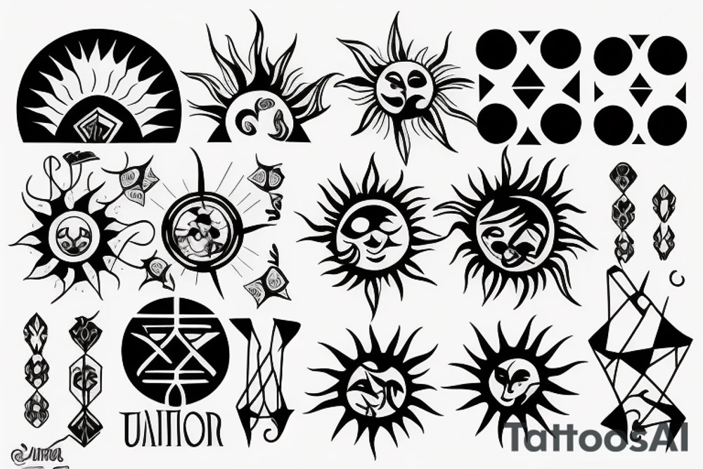 sun chamber tattoo idea