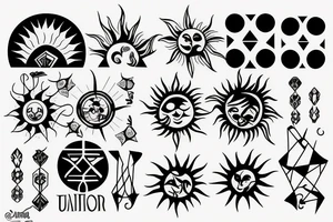 sun chamber tattoo idea