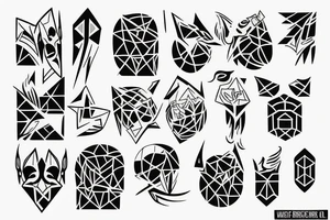 empty fullmoon tattoo idea