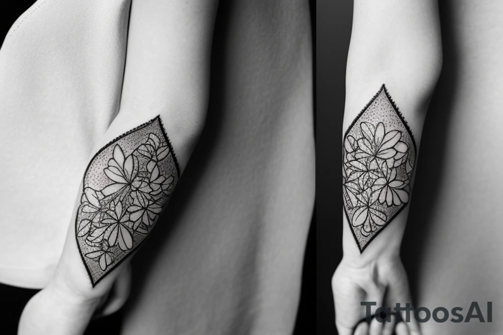 small ivy with chamber tattoo idea