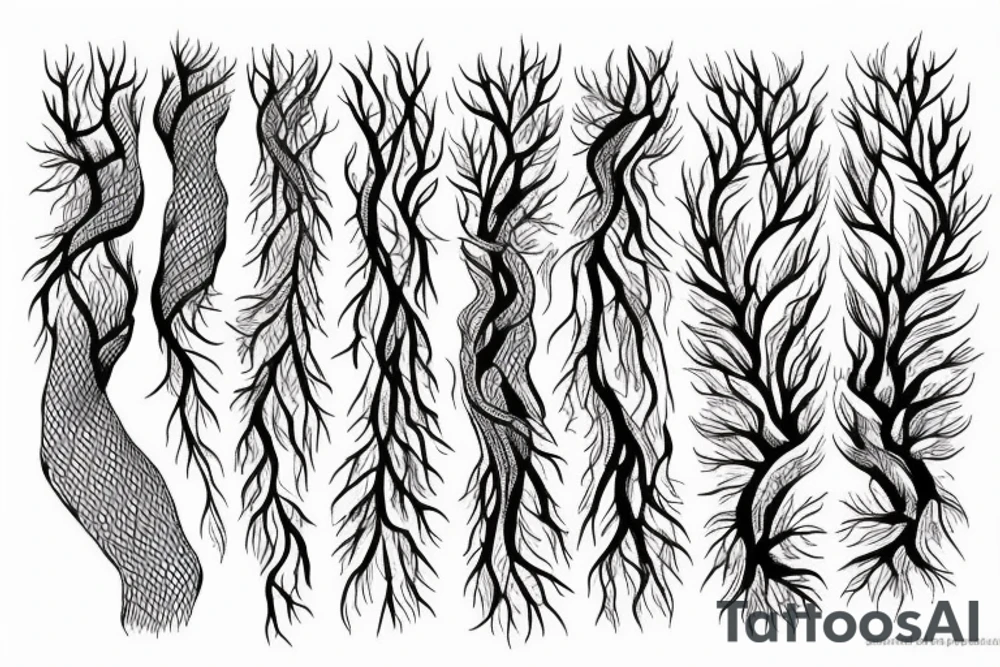 roots covering chamber small tattoo idea