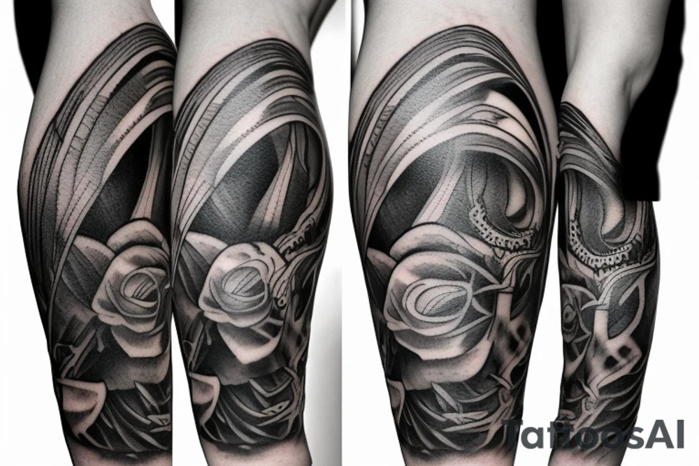 Ram Arm sleeve tattoo idea