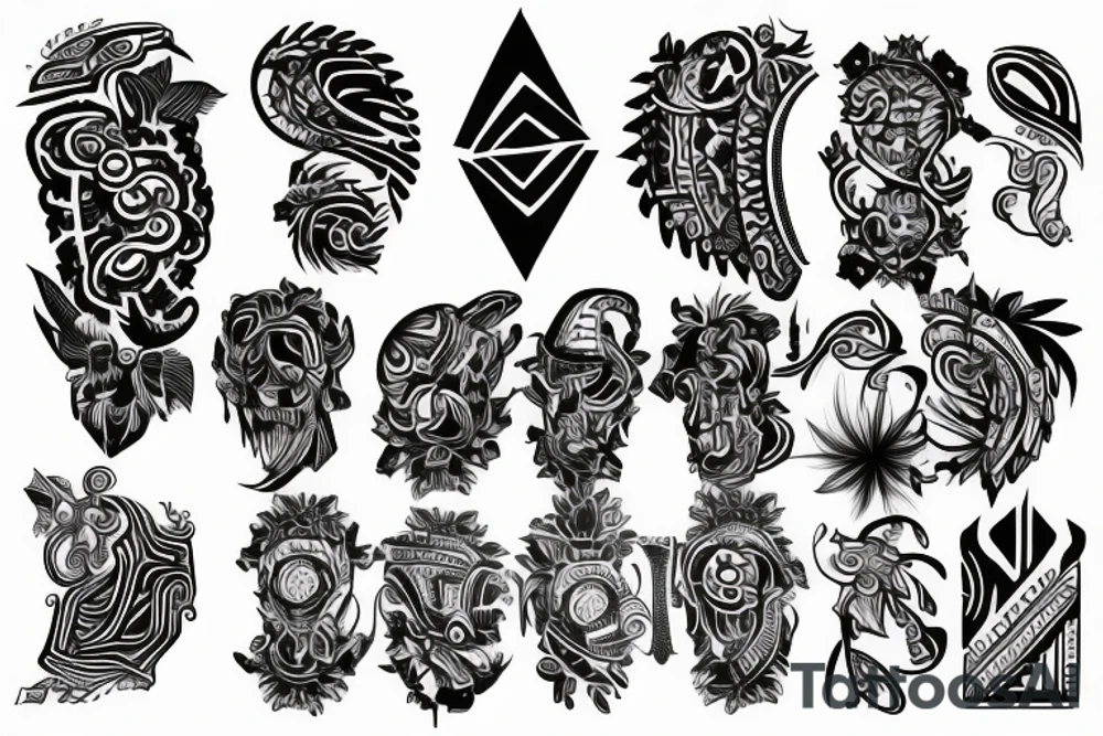 Sleeve tattoo idea